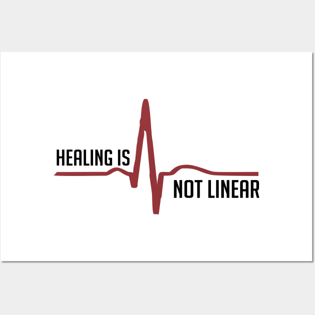 Healing is not linear Wall Art by C_ceconello